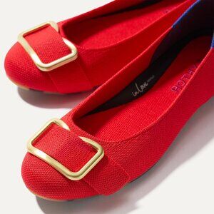 Rothy's The Emblem Ballet Flat - Cardinal Size 6.5